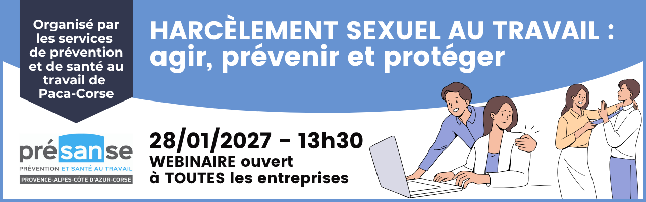 Webinaire "Harcèlement sexuel en entreprise : agir, prévenir et protéger"